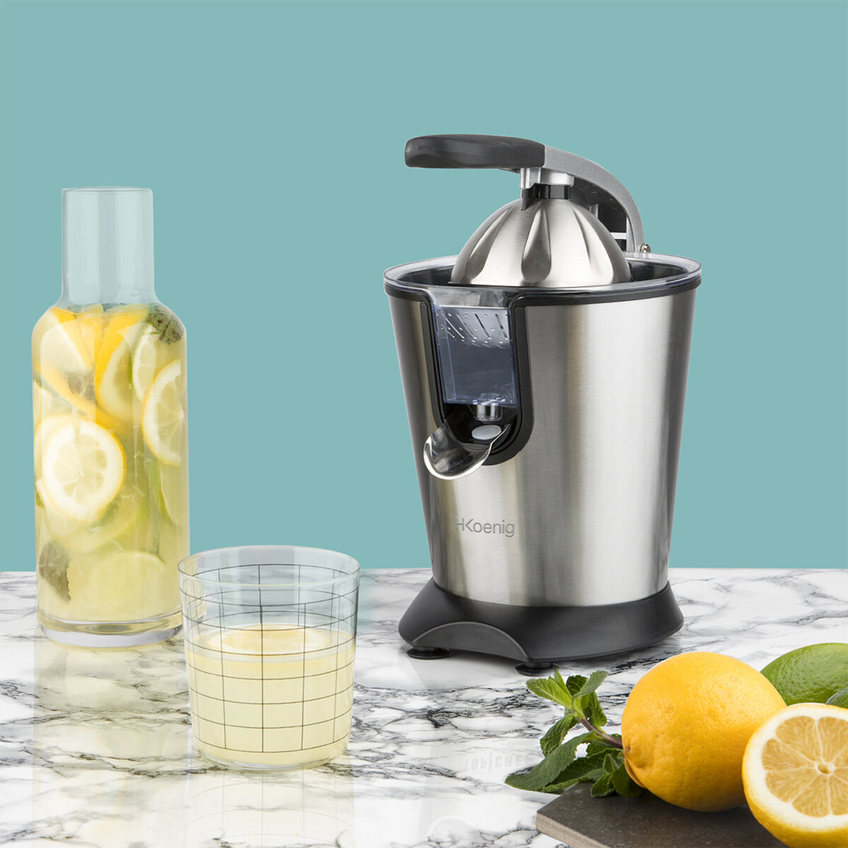 Our products > breakfast > citrus juicer : Koenig - EN