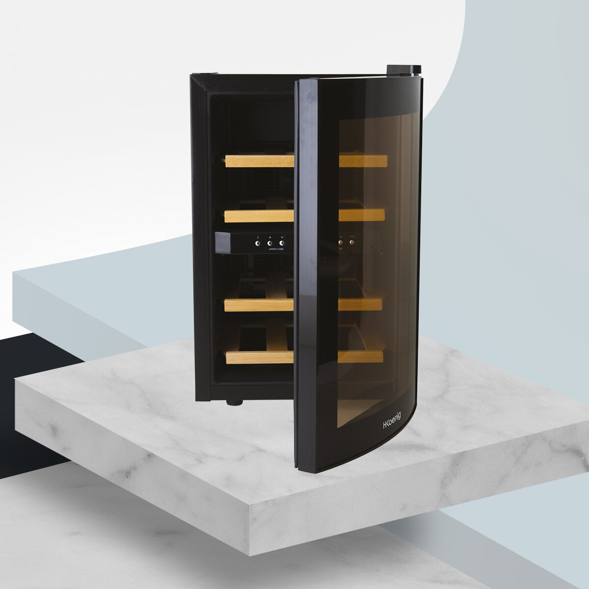 cold machine > Wine cooler > wine cellar 12 bottles Dual Zone Koenig EN