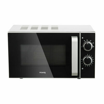 25 Litre 1000 W H.Koenig VIO9 Microwave with Grill Black/Silver 