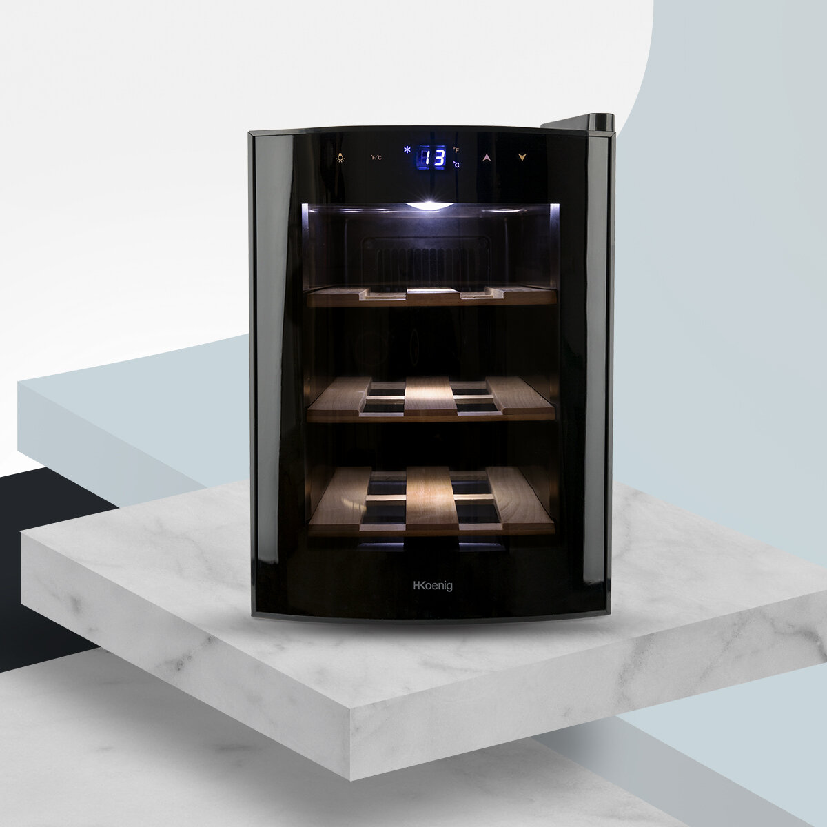 Our products > cold machine > wine cellar 6 bottles Dual Zone Koenig EN