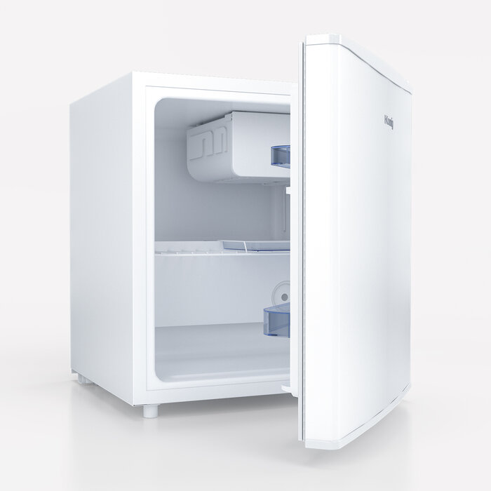 Free-standing mini fridge