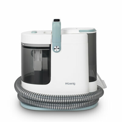 Hot water and steam textile cleaner 