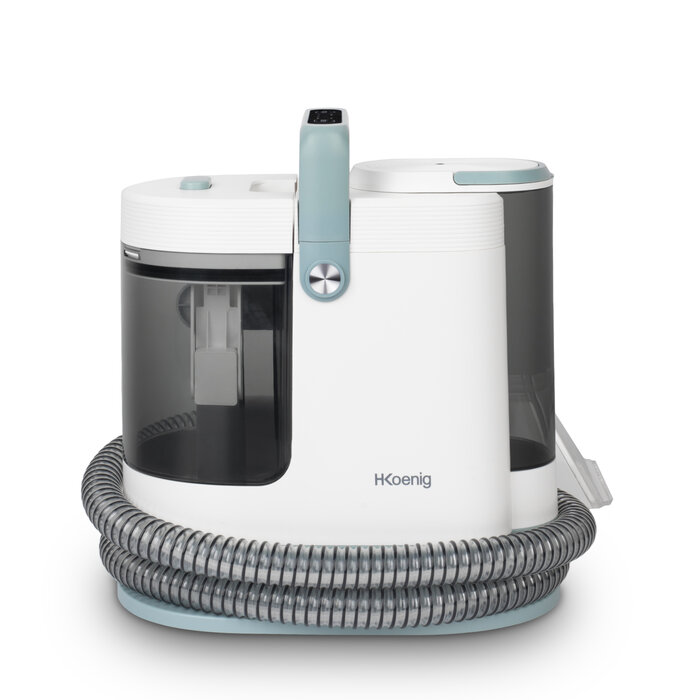 Hot water and steam textile cleaner 